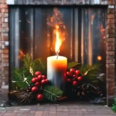 Нейросеть - Твой образ нежный, и родной, огонь свечи в ночи дарил